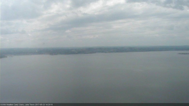Lake Travis webcam, May 23, 2017 1:35 PM CT