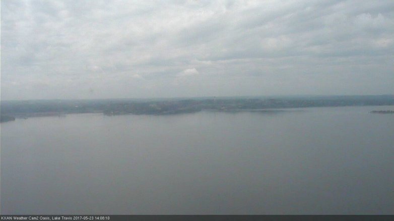 Lake Travis webcam, May 23, 2017 1:40 PM CT
