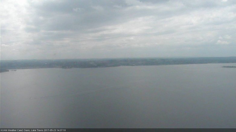 Lake Travis webcam, May 23, 2017 1:55 PM CT