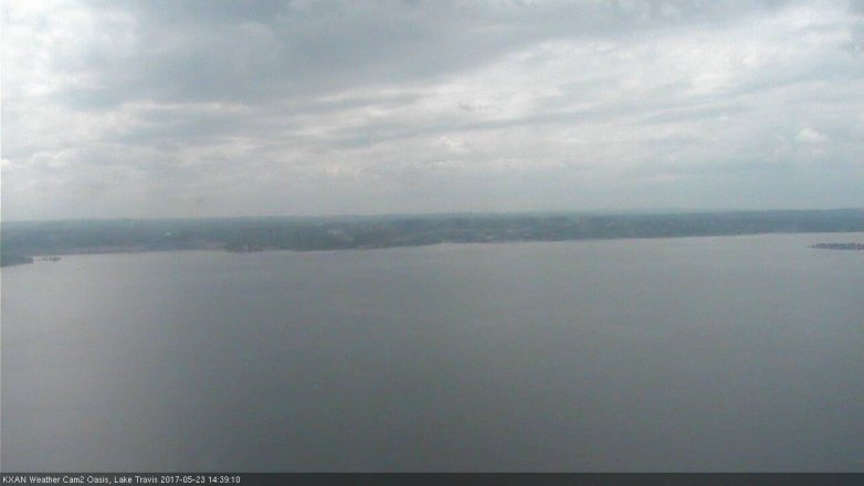 Lake Travis webcam, May 23, 2017 2:00 PM CT