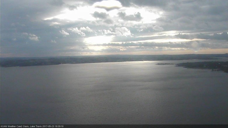 Lake Travis webcam, May 23, 2017 5:50 PM CT