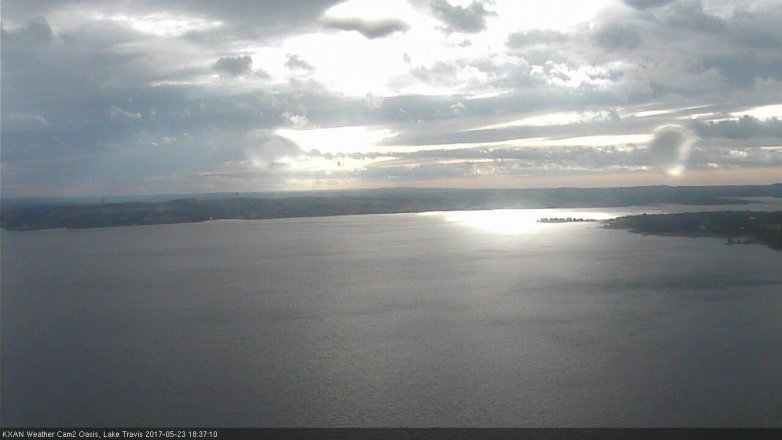 Lake Travis webcam, May 23, 2017 5:55 PM CT