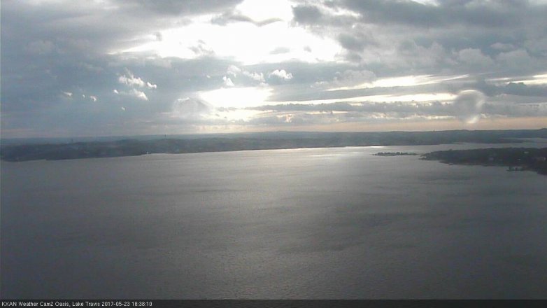 Lake Travis webcam, May 23, 2017 6:10 PM CT
