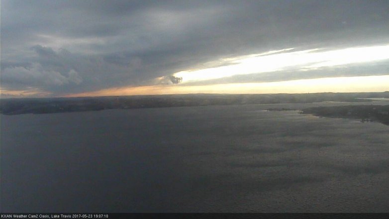 Lake Travis webcam, May 23, 2017 6:30 PM CT