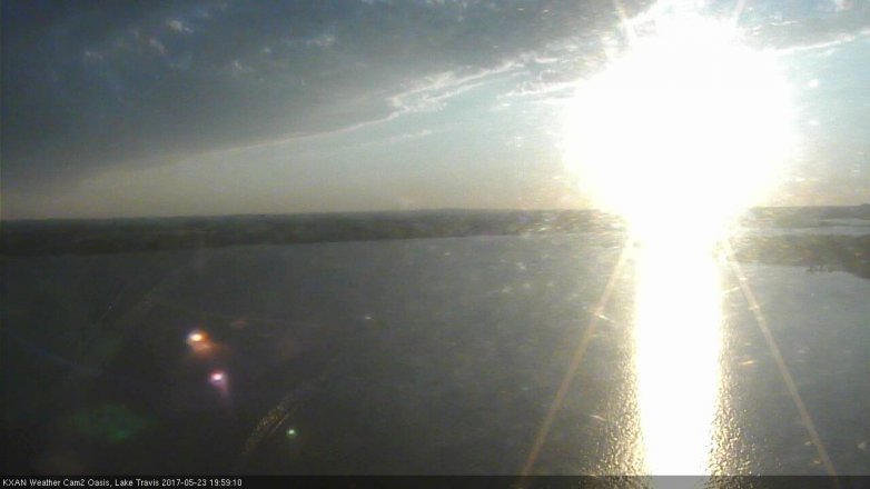 Lake Travis webcam, May 23, 2017 7:05 PM CT