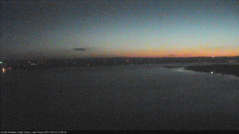 Lake Travis webcam, May 23, 2017 8:20 PM CT