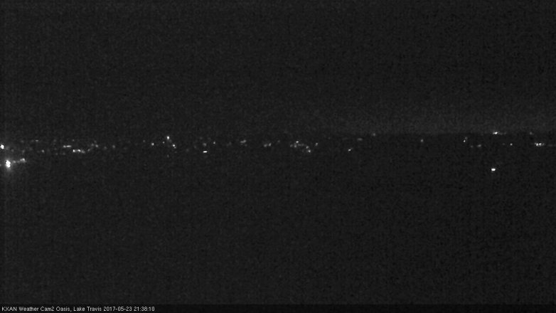 Lake Travis webcam, May 23, 2017 8:50 PM CT