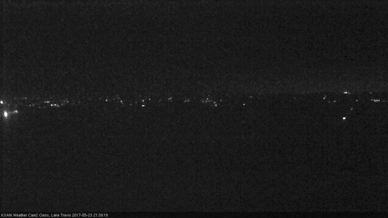 Lake Travis webcam, May 23, 2017 9:05 PM CT
