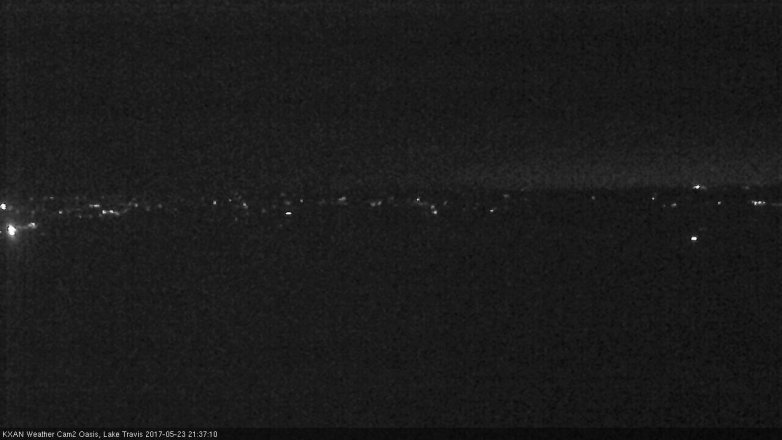 Lake Travis webcam, May 23, 2017 9:10 PM CT