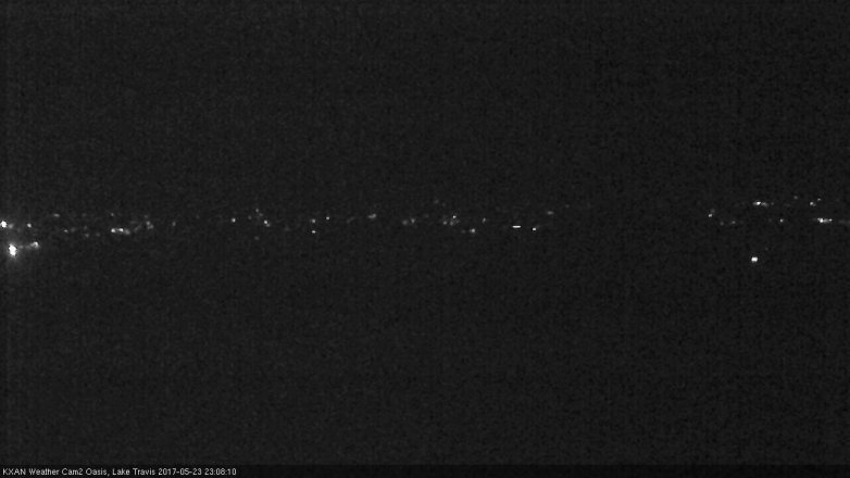 Lake Travis webcam, May 23, 2017 10:25 PM CT
