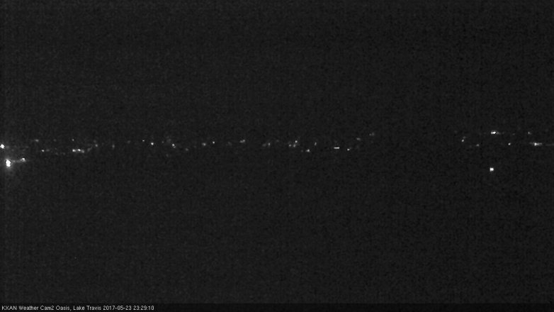Lake Travis webcam, May 23, 2017 10:40 PM CT