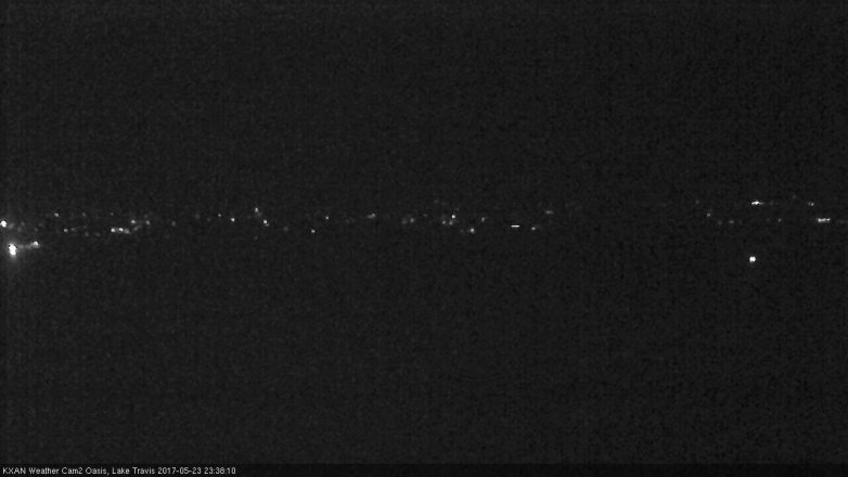 Lake Travis webcam, May 23, 2017 10:45 PM CT