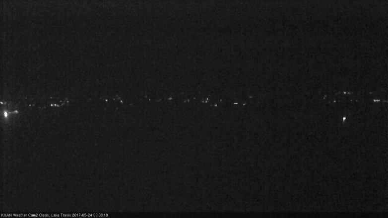 Lake Travis webcam, May 23, 2017 11:20 PM CT