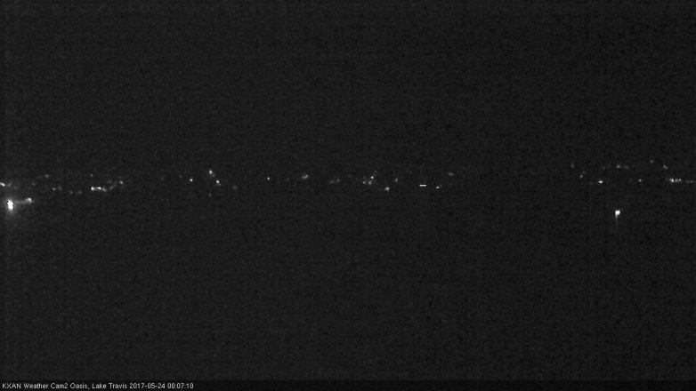 Lake Travis webcam, May 23, 2017 11:35 PM CT