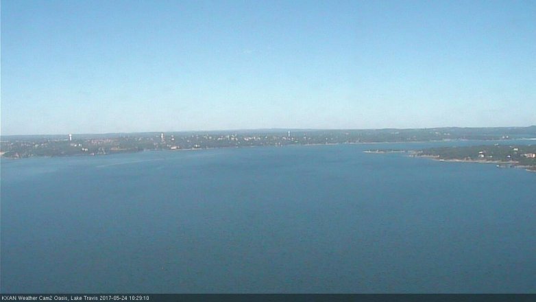 Lake Travis webcam, May 24, 2017 9:45 AM CT