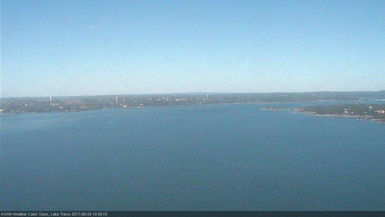 Lake Travis webcam, May 24, 2017 9:50 AM CT