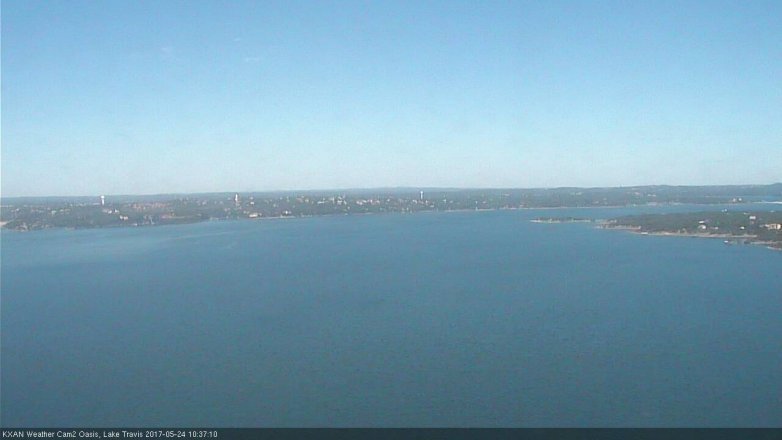 Lake Travis webcam, May 24, 2017 9:55 AM CT