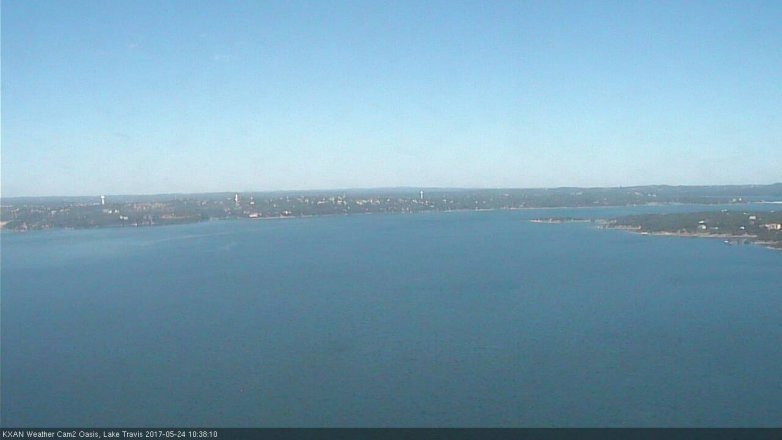Lake Travis webcam, May 24, 2017 10:10 AM CT