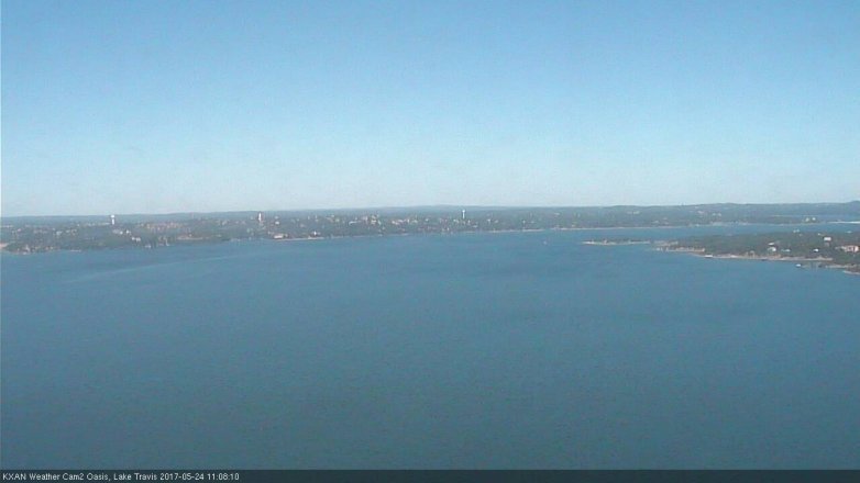 Lake Travis webcam, May 24, 2017 10:15 AM CT
