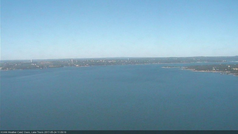 Lake Travis webcam, May 24, 2017 10:20 AM CT