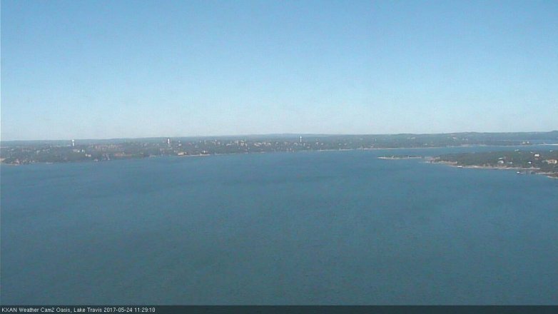 Lake Travis webcam, May 24, 2017 10:50 AM CT