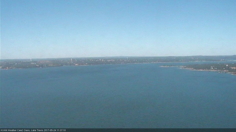Lake Travis webcam, May 24, 2017 11:00 AM CT