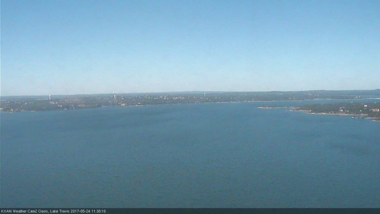Lake Travis webcam, May 24, 2017 11:05 AM CT