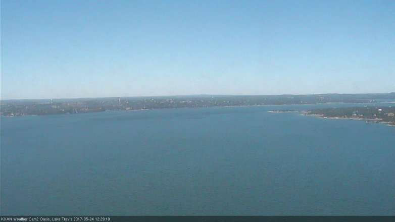 Lake Travis webcam, May 24, 2017 11:50 AM CT