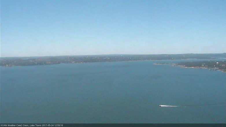Lake Travis webcam, May 24, 2017 12:30 PM CT