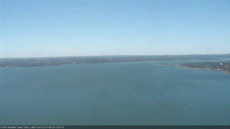 Lake Travis webcam, May 24, 2017 12:45 PM CT
