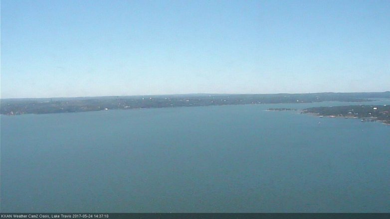Lake Travis webcam, May 24, 2017 1:50 PM CT