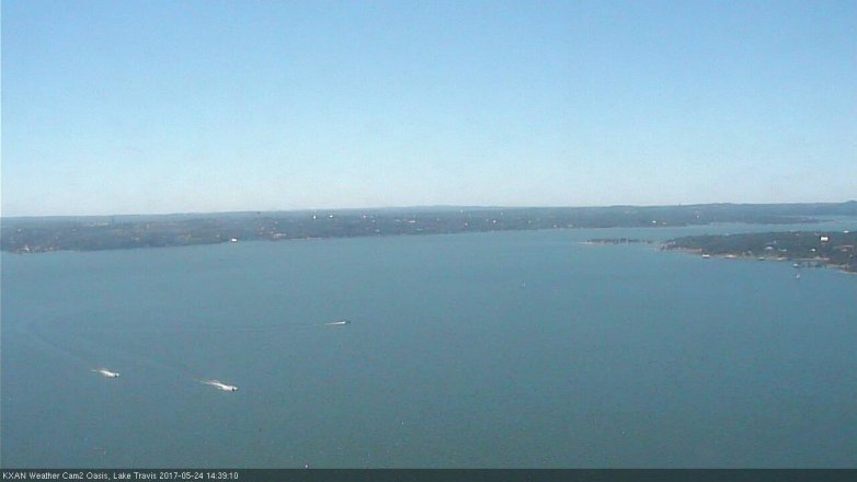 Lake Travis webcam, May 24, 2017 2:05 PM CT