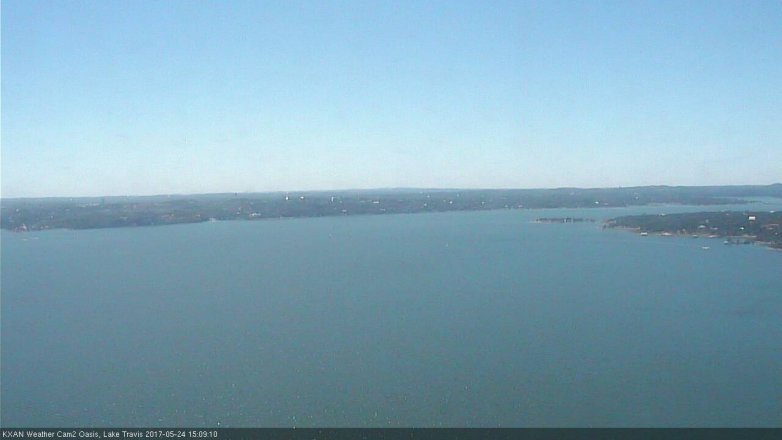 Lake Travis webcam, May 24, 2017 2:15 PM CT