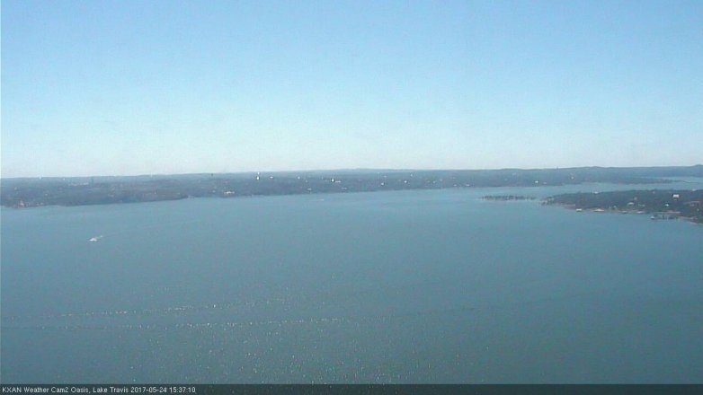 Lake Travis webcam, May 24, 2017 3:00 PM CT