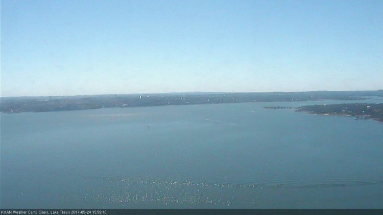 Lake Travis webcam, May 24, 2017 3:10 PM CT