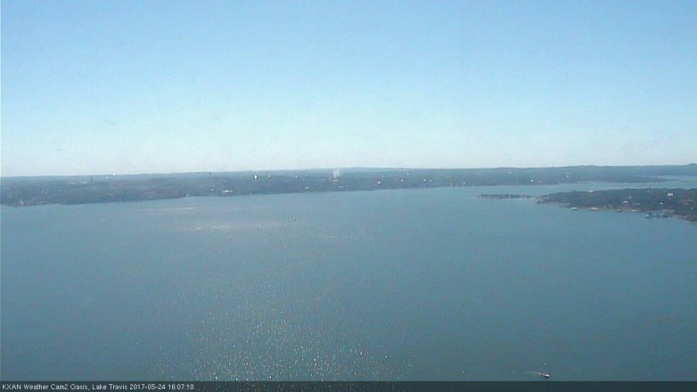 Lake Travis webcam, May 24, 2017 3:20 PM CT