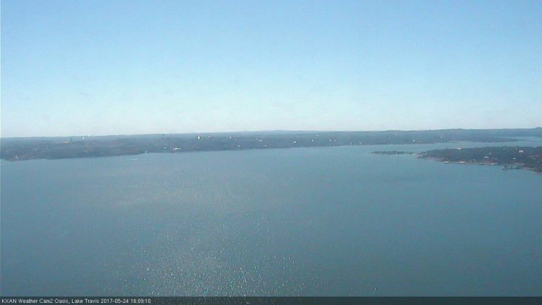 Lake Travis webcam, May 24, 2017 3:40 PM CT