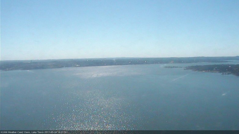 Lake Travis webcam, May 24, 2017 3:50 PM CT