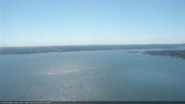 Lake Travis webcam, May 24, 2017 4:00 PM CT