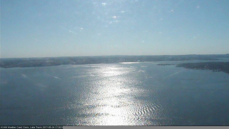 Lake Travis webcam, May 24, 2017 4:45 PM CT