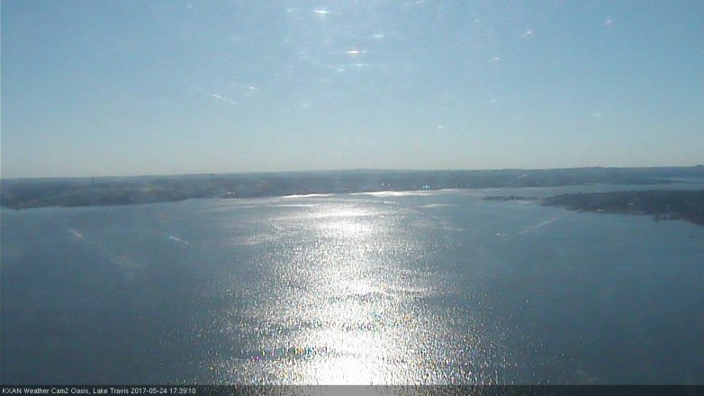 Lake Travis webcam, May 24, 2017 5:10 PM CT