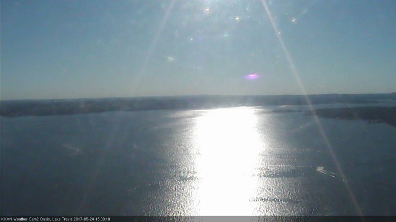 Lake Travis webcam, May 24, 2017 5:15 PM CT