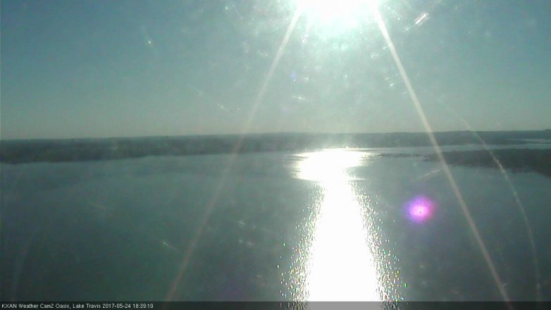 Lake Travis webcam, May 24, 2017 5:55 PM CT