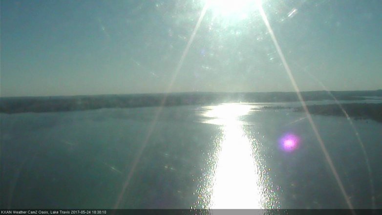 Lake Travis webcam, May 24, 2017 6:00 PM CT