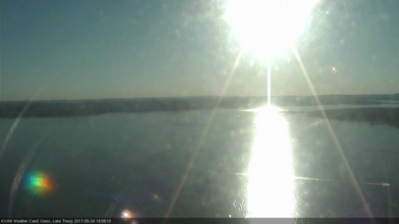 Lake Travis webcam, May 24, 2017 6:20 PM CT
