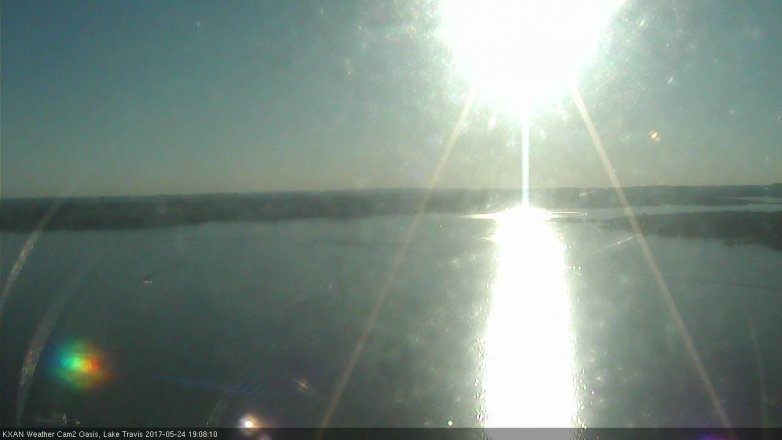 Lake Travis webcam, May 24, 2017 6:35 PM CT