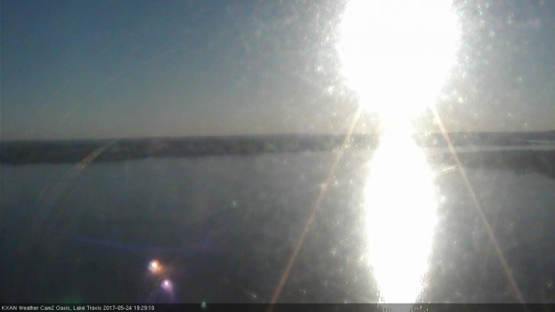 Lake Travis webcam, May 24, 2017 7:00 PM CT