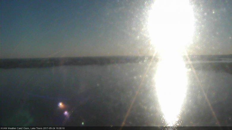 Lake Travis webcam, May 24, 2017 7:10 PM CT