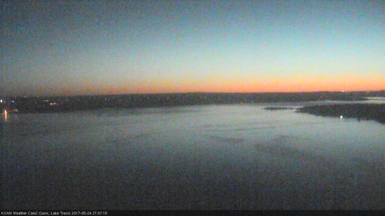 Lake Travis webcam, May 24, 2017 8:25 PM CT