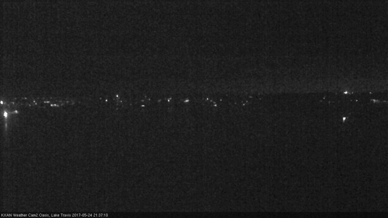 Lake Travis webcam, May 24, 2017 8:55 PM CT
